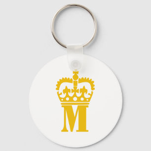 M - Letter - Name Key Ring