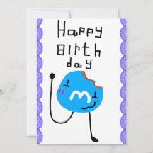 M&M BirthDay invitation