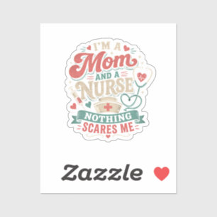 m Mom And Nurse Retro Mom Gift mothers day