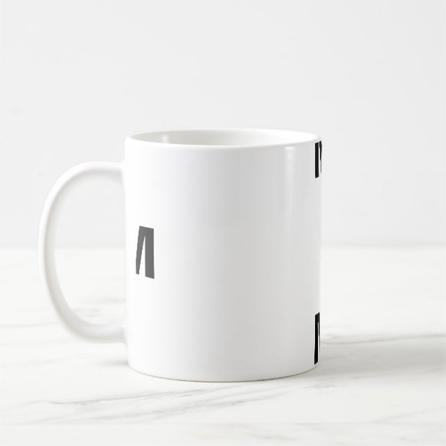 M Monogram Coffee Mug (Left)