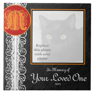 M Monogram "In Memory of Your Loved One" Tile
