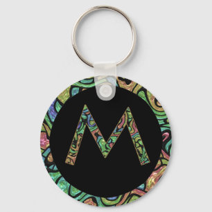M Monogram Key Ring