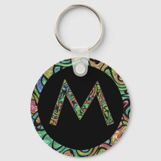 M Monogram Key Ring