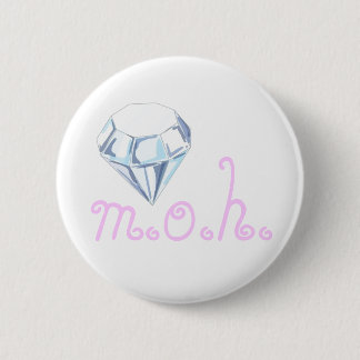 M.O.H Diamond Pink Lettering Pin