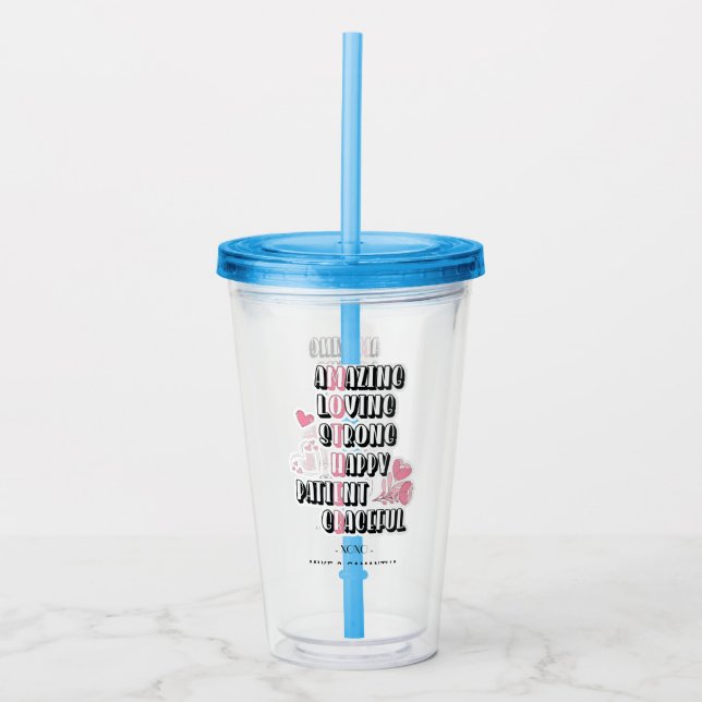 M.O.T.H.E.R. - A Tribute to Moms Acrylic Tumbler (Front)