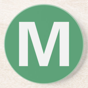 M Ocean View Icon Coaster