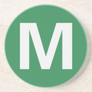 M Ocean View Icon Coaster