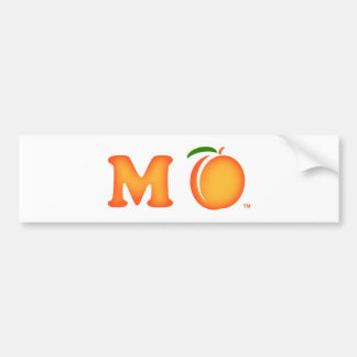 M Peach Bumper Sticker