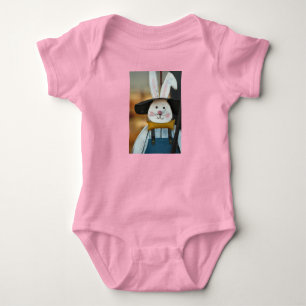 M r,Bunny Baby Bodysuit