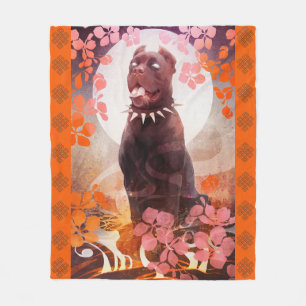 M&S Peaches - Art by Galen Dara - Fleece Blanket