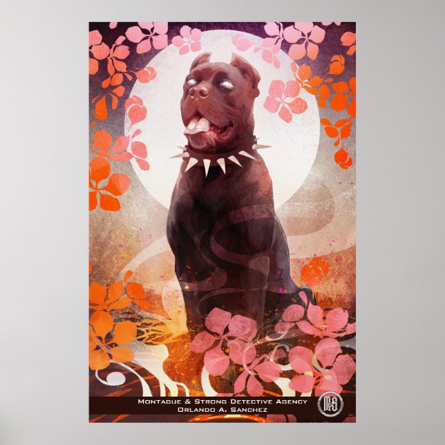 M&S Peaches Poster - Art by Galen Dara (Front)