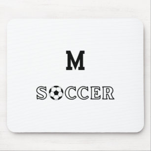 M Soccer Mouse Pad