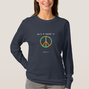 m t + nest = peace T-Shirt