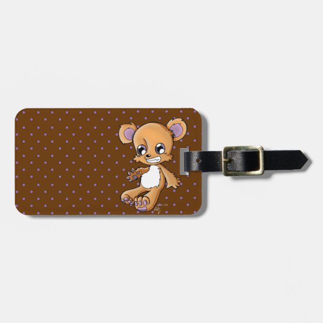 M. Teddy Luggage Tag (Front Horizontal)