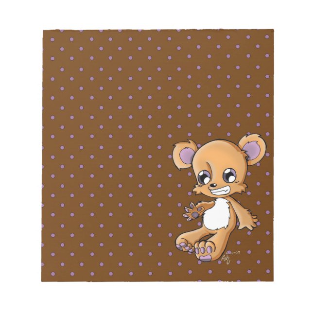 M. Teddy Notepad (Front)