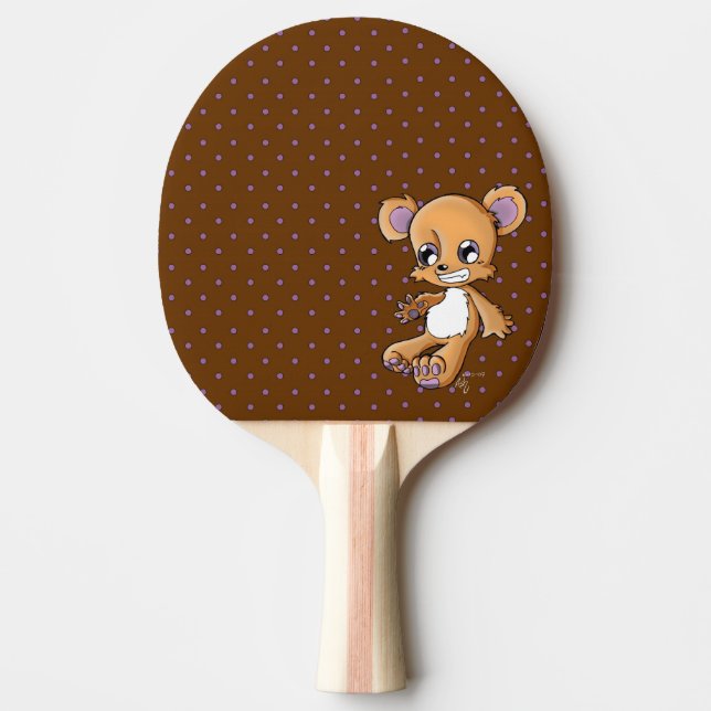 M. Teddy Ping Pong Paddle (Front)
