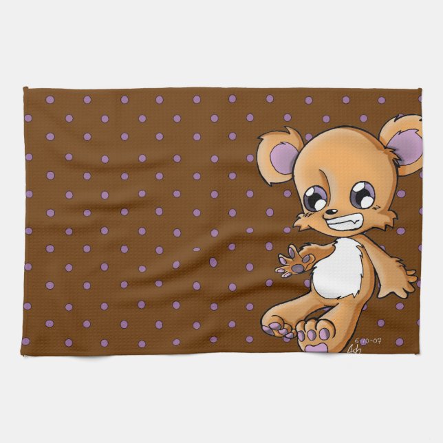 M. Teddy Tea Towel (Horizontal)