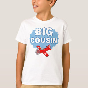'm the Big Cousin announcement Aeroplane T-Shirt