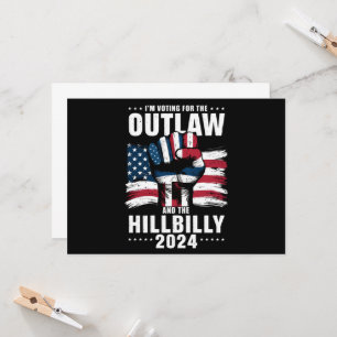 'm Voting For the Outlaw and the Hillbilly 2024 US Invitation