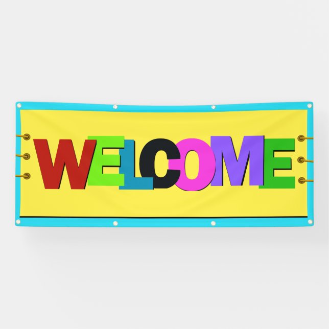 M Welcome Banner Replicating Aerial (Horizontal)
