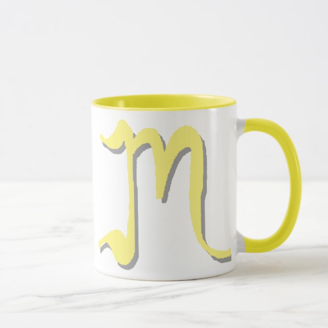 M (Yellow) Mug (Right)