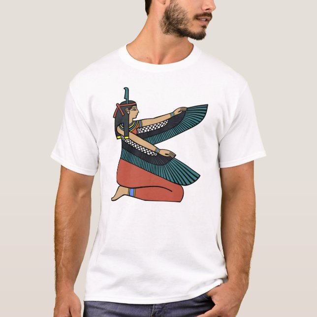 Ma’at (Egyptian Goddess) T-Shirt (Front)