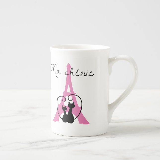 Ma Cherie Bone China Mug (Right)