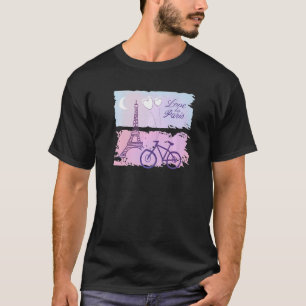 Ma Chérie Paris I Love Paris Eiffel Tower France T-Shirt