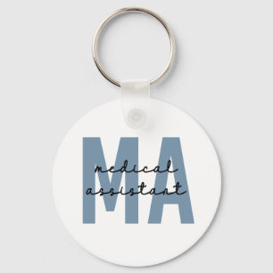 MA Medical Assistant Gifts Clinical Assistant Key Ring