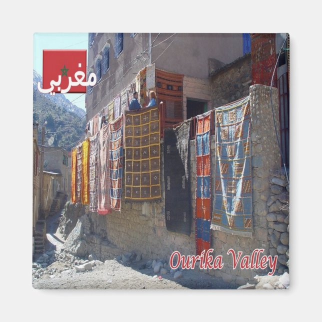 MA - Morocco - Ourika Valley Magnet (Front)