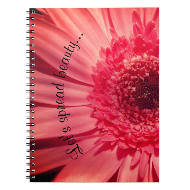 Ma pretty 1 - Let's spread beauty Notebook (Front)