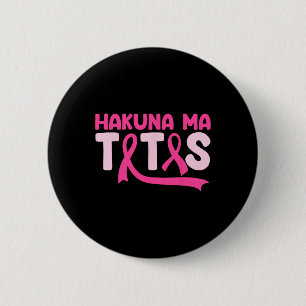 Ma Tatas Breast Cancer Awareness Support Pink Ribb 6 Cm Round Badge