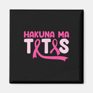 Ma Tatas Breast Cancer Awareness Support Pink Ribb Magnet