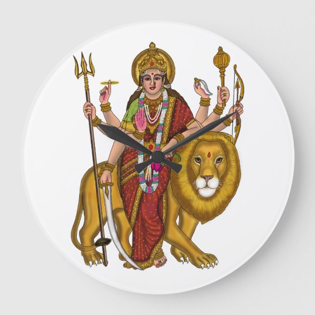 Maa Durga Clock (Front)
