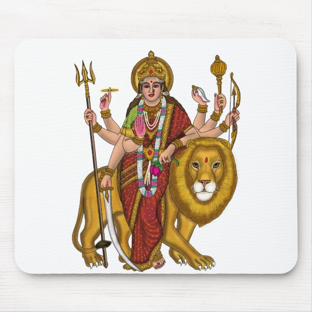 Maa Durga Mouse Pad (Front)