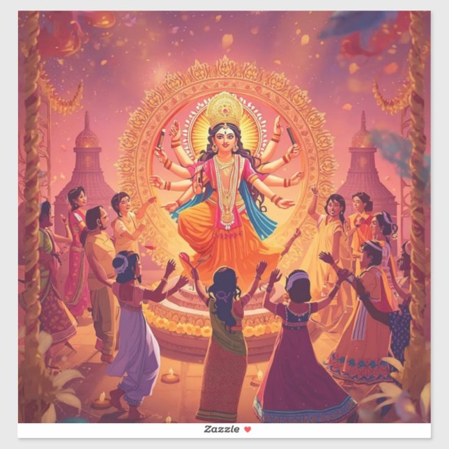 Maa Durga – The Heart of Dussehra Celebrations (Sheet)