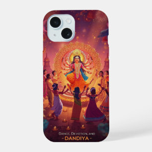 Maa Durga – The Heart of Dussehra Celebrations iPhone 15 Case