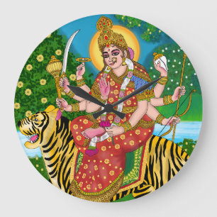 Maa Durga Wall Clock