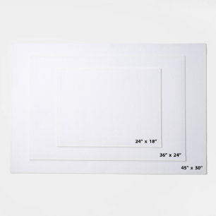 Maacah001 B&W abstract doodle Doormat