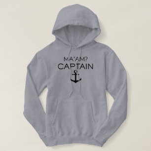 Ma'am? Captain Fishing Hoodie
