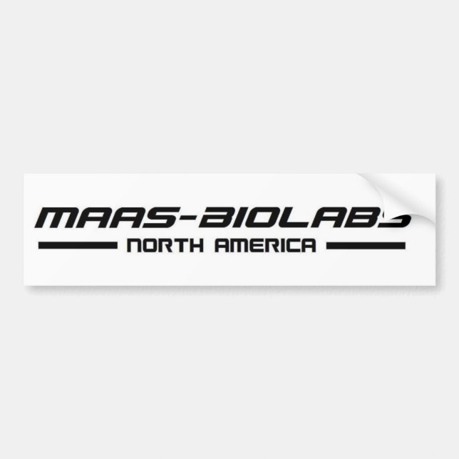 Maas Biolabs Bumper Sticker (Front)