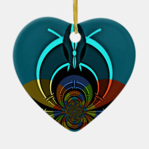 Maasai Colours Hakuna Matata Ceramic Tree Decoration