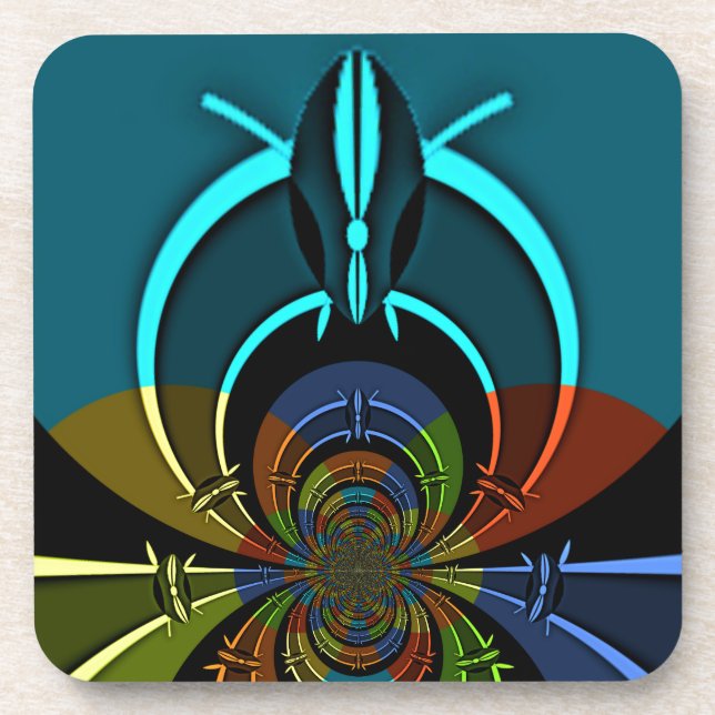 Maasai Colours Hakuna Matata Coaster (Front)