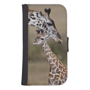 Maasai Giraffe (Giraffe Tippelskirchi) as seen Samsung S4 Wallet Case