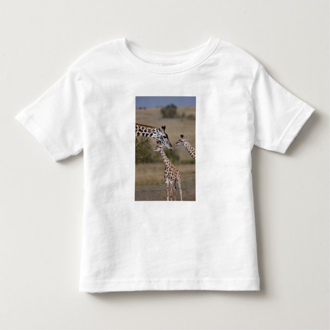 Maasai Giraffe (Giraffe Tippelskirchi) Toddler T-Shirt (Front)