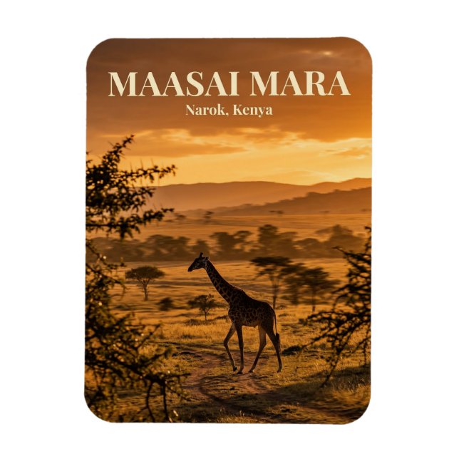 Maasai Mara, Narok, Narok County Magnet (Vertical)