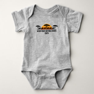 Maasai Mara National Reserve Kenya Baby Bodysuit