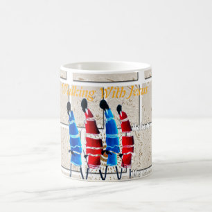 Maasai Morans Christian Art Print Coffee Mug