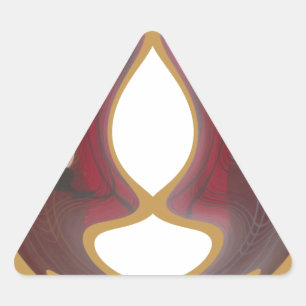 Maasai Mosaic: A Celebration of in Vibrant Culture Triangle Sticker