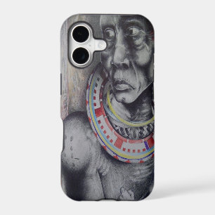 Maasai Mother & Child with Lion Art Print/Graphic 